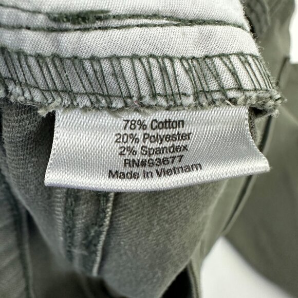 St. John's Bay Straight Leg Women's size 6 Green Denim Jeans - Picture 4 of 5